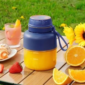 USB Dunton Cup Portable Juicer (Color: Navy)