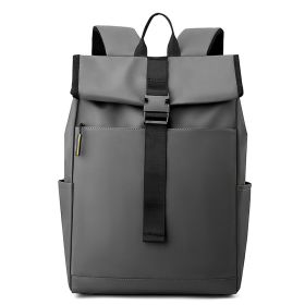 Casual Fashion Backpack For Men Women New Laptop Backpack Oxford Cloth Waterproof Short Distance Travel Backpack Men Black (Option: Dark gray)